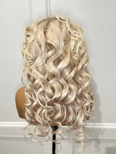 Custom Old Money Blonde Lace Front Wig