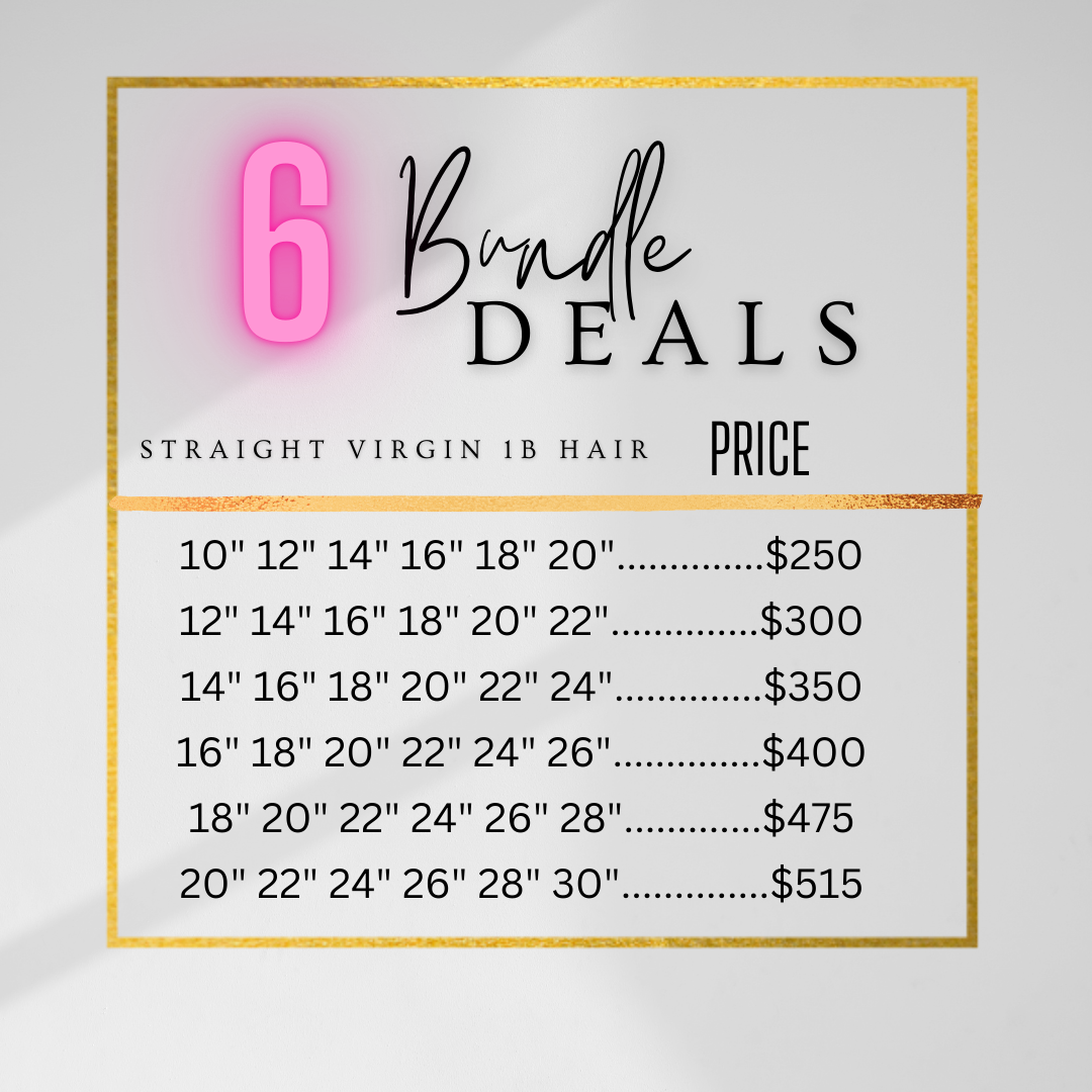 BACK TO SCHOOL: Virgin Hair Bundle Deal